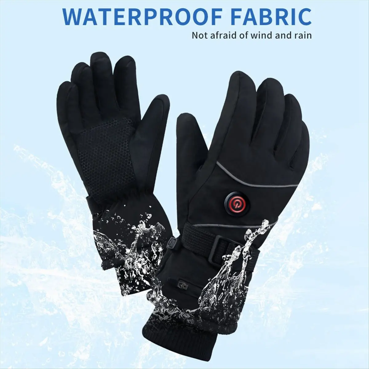 MYdaY- قفازات ساخنة قابلة لإعادة الشحن للرجال والنساء، قفازات تسخين البطارية، قفازات تسخين كهربائية لركوب الدراجات والتزلج والمشي لمسافات طويلة #6