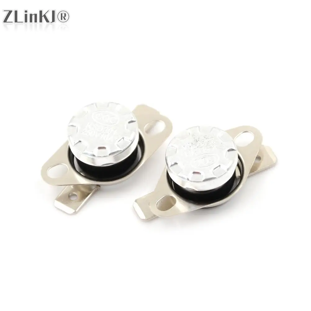 2 PCS KSD301 250V 10A Normally Closed NC Thermostat Temperature Thermal Control Switch DegC 30-160 Celsius Degree