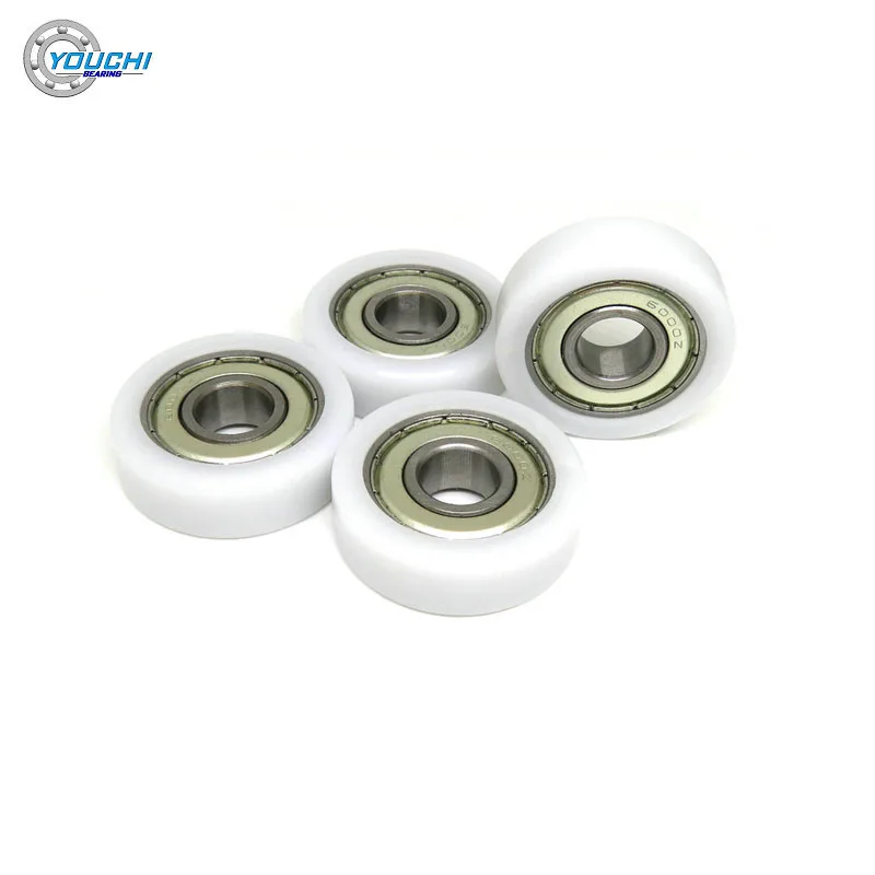 OD 32mm POM Covered Bearing Pulley With 6000Z 10x32x10mm BS600032-10 Office Furniture & Air Tools & Drawer  Plastic Bearings