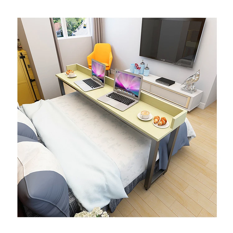 simple side bed desk multi-function laptop table on bed movable bed table