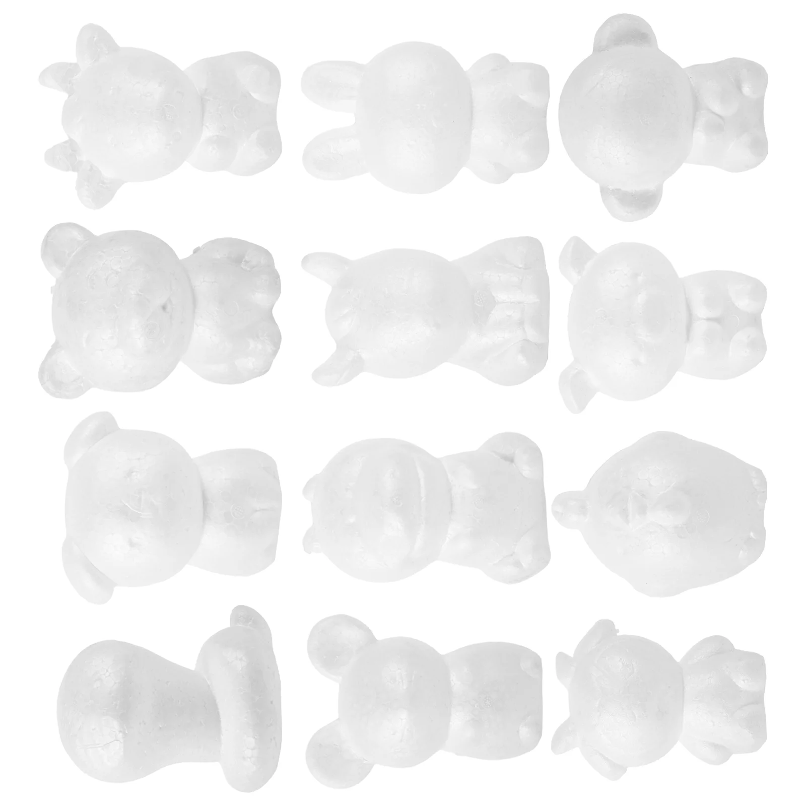 

12 Pcs DIY Chinese Zodiac Animal Foam Ball Children Craft Model Ainmal Ornament