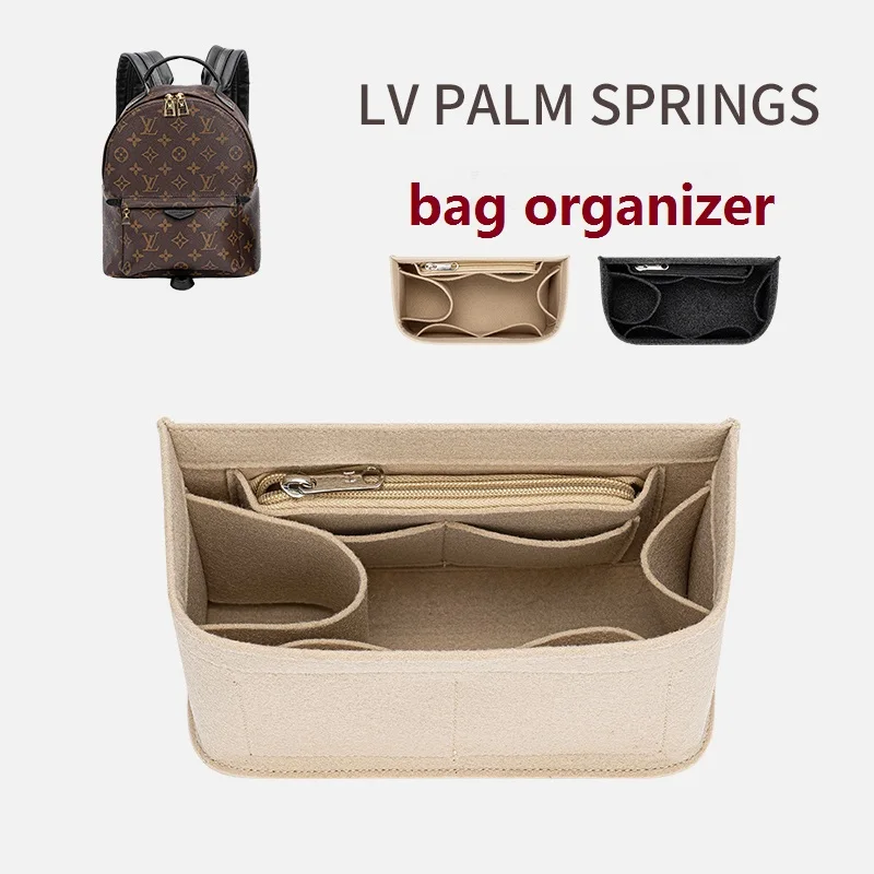 

【Only Sale Inner Bag】Bag Organizer Insert For L V PALM SPRINGS Organiser Divider Shaper Protector Compartment Makeup Inner