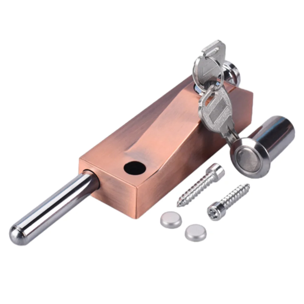 Center Spring Bolt On-the-go Use Wooden Door Lock Door Bolt Lock High-quality Zinc Alloy Long-lasting Performance