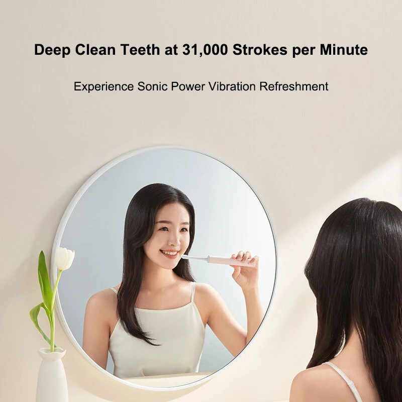 New XIAOMI Mijia T200 Sonic Electric Toothbrush Teeth Whitening Ultrasonic Vibrating Smart Tooth Brushes IPX7 Waterproof