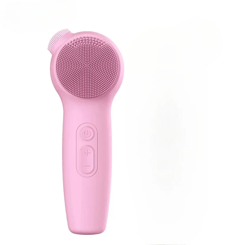 Electrics Facial Cleansing Brush Face Massages for Cleansing and Exfoliatings Silicones Face Scrubs Brush，Red Blue LED Lighting