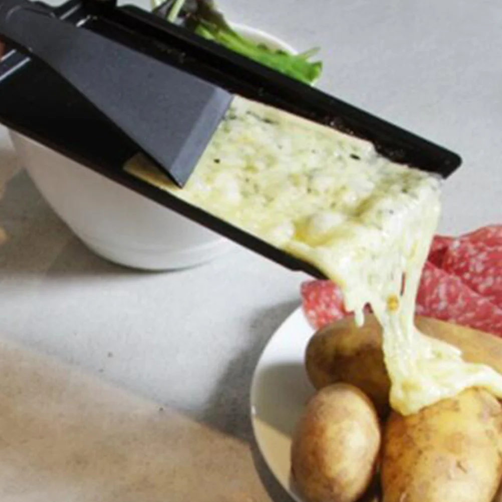 

1Set Portable Cheese Fondue Mini Non-Stick Bakeware Set Red Stove Rack Baking Tray Small Spatula Steel Handle Ideal for Dripping