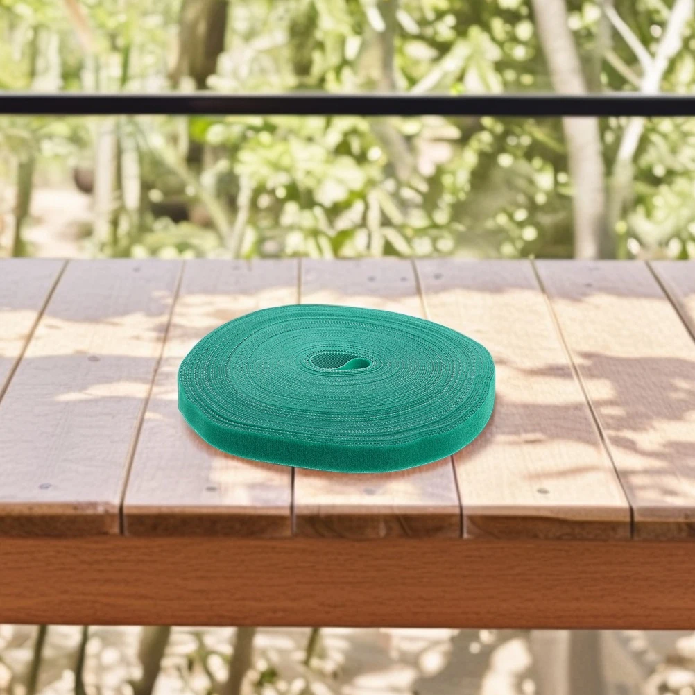 

1pcs Garden Hooks Loops Fastener Reusable Plant Ties Soft Binding Tape for Tomato Plants Stretch Tie Green Plant
