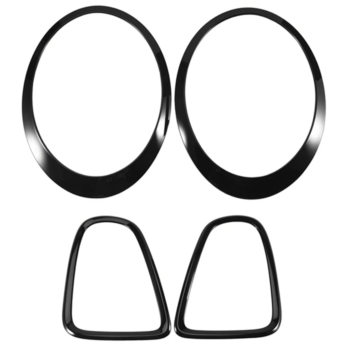 Headlight Trim Ring Headlight Surround Ring for Mini Cooper R56 R57 R58 R59 2007-2013 3 Doors 51137149906 51137149905