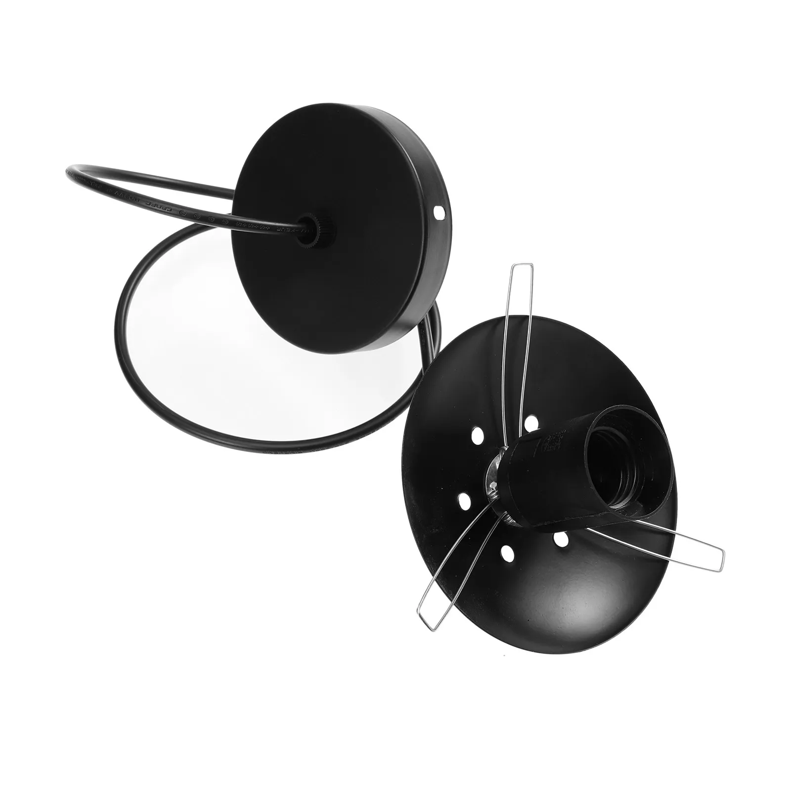 

1 шт. Прочный подвесной держатель для лампы E27 с креативным дизайном вентиляционного отверстия для промышленного, офисного, книжного магазина, домашнего или спального интерьера