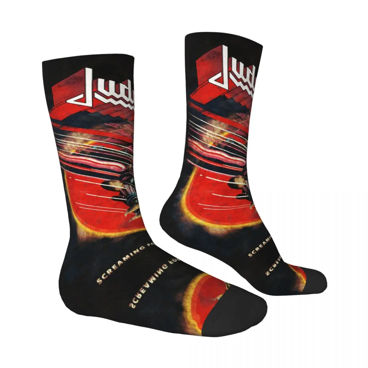 British Steel Firepower Killing Machine Judas Priest Accessories Unisex Winter Socks Hip Hop Happy Socks Street Style Crazy Sock