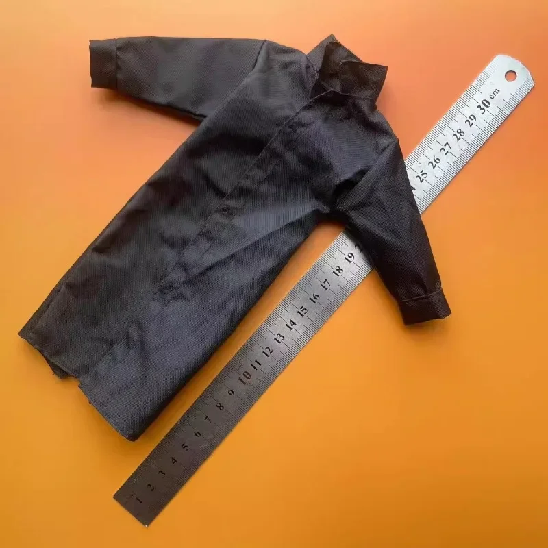 

1/6 Scale Fashion Black Coat Jacket Windbreaker Soldier Clothes Model for 12inch Action Figures Body Accessories Doll Toys