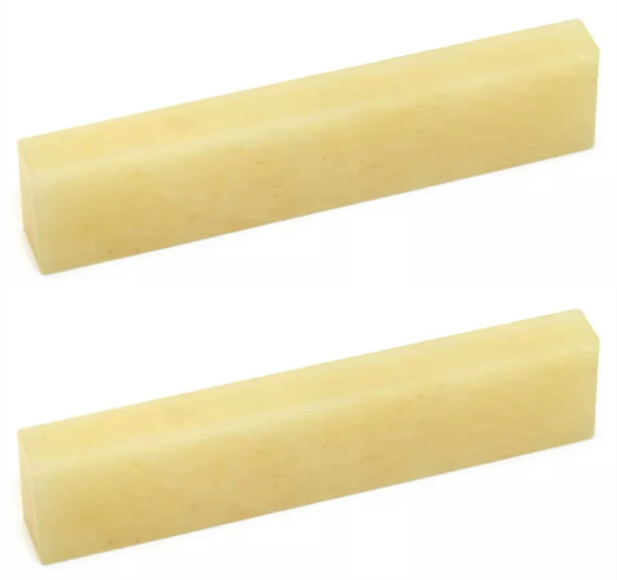 10X Bone Guitar Nut for 55x6x10mm Unbleached Luthier Saddle Bridge
