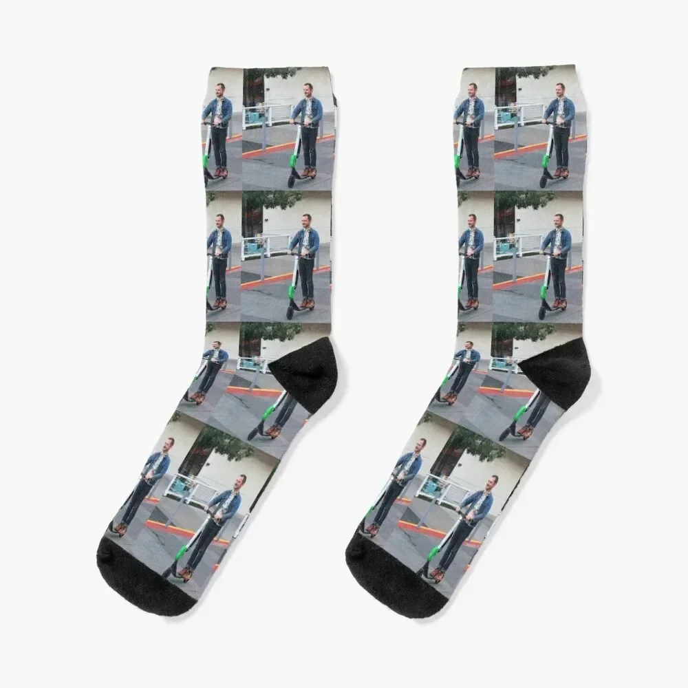 elijah wood on scooter Socks sports stockings professional running moving stockings Socks Women Men's