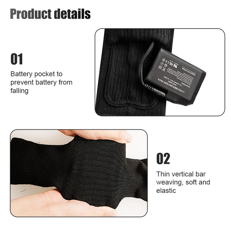 Savior Heat Battery Electric Heated Socks For Men Winter Warm Outdoor Sports Rechargeable Thermal Socks Foot Women For Cycling