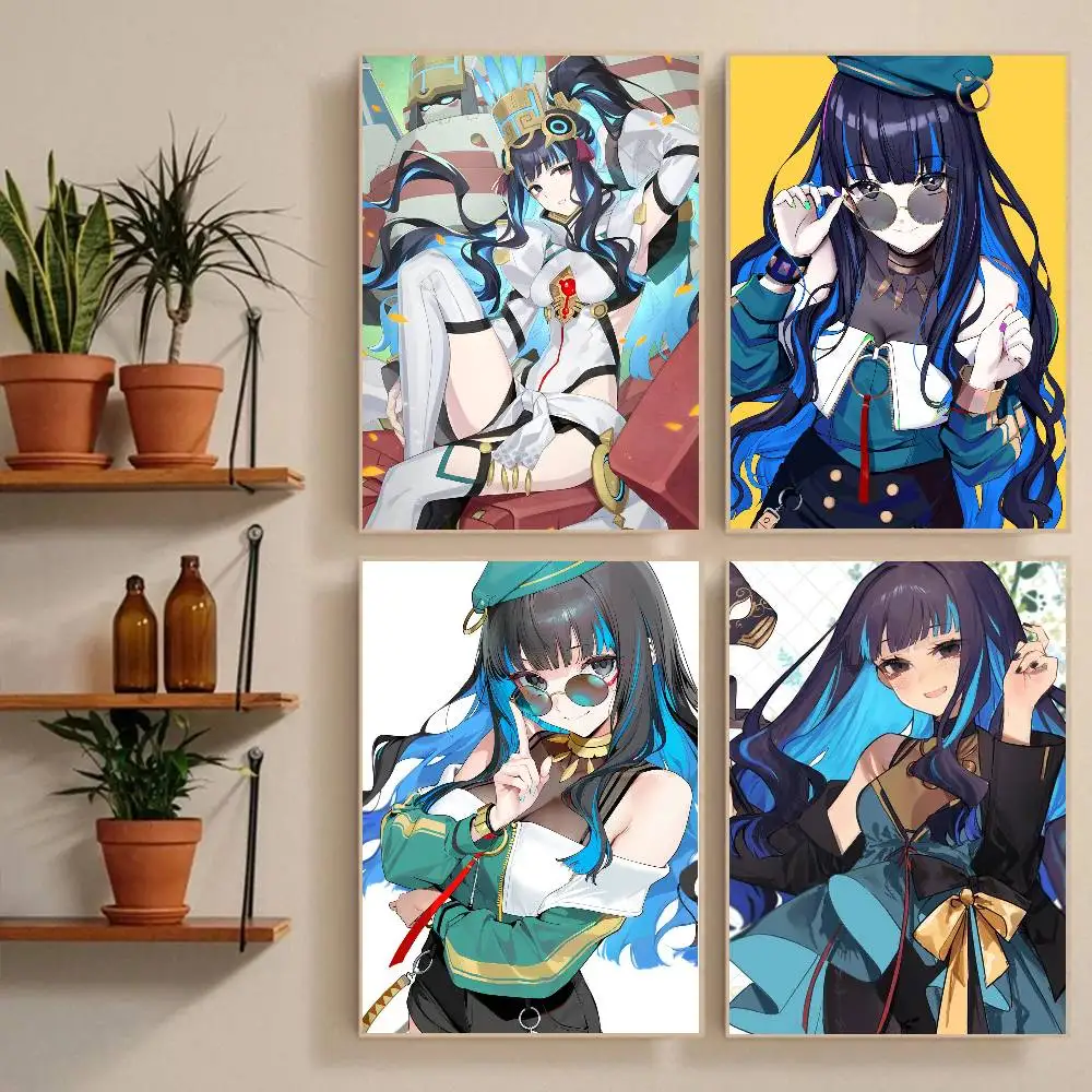 1 unidade de Adesivo de Parede Impermeável Tlaloc Fate Grand Order para Decoração de Sala de Estar e Quarto