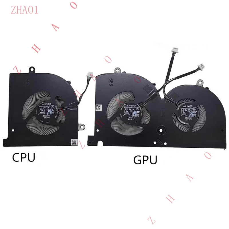 Z  For MSI GS76 WS76 Creator 17 B11UE MS-17M1 Laptop CPU GPU Cooling Fan