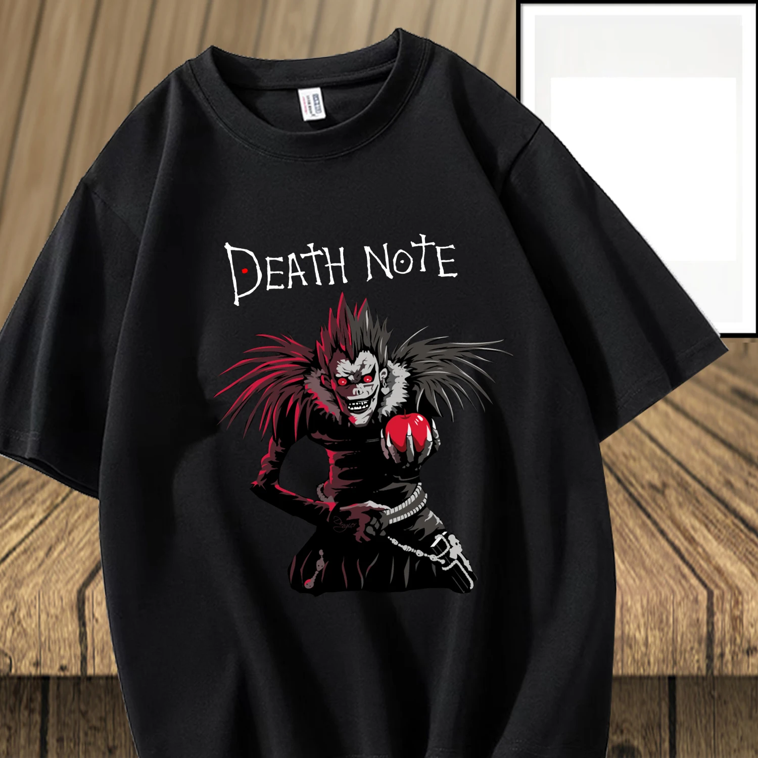 2024 New Men\'s and Women\'s Anime Leisure Outdoor 2D Print Death Note Pattern Popular Fashion T-shirt