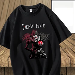 2024 New Men's and Women's Anime Leisure Outdoor 2D Print Death Note Pattern Popular Fashion T-shirt