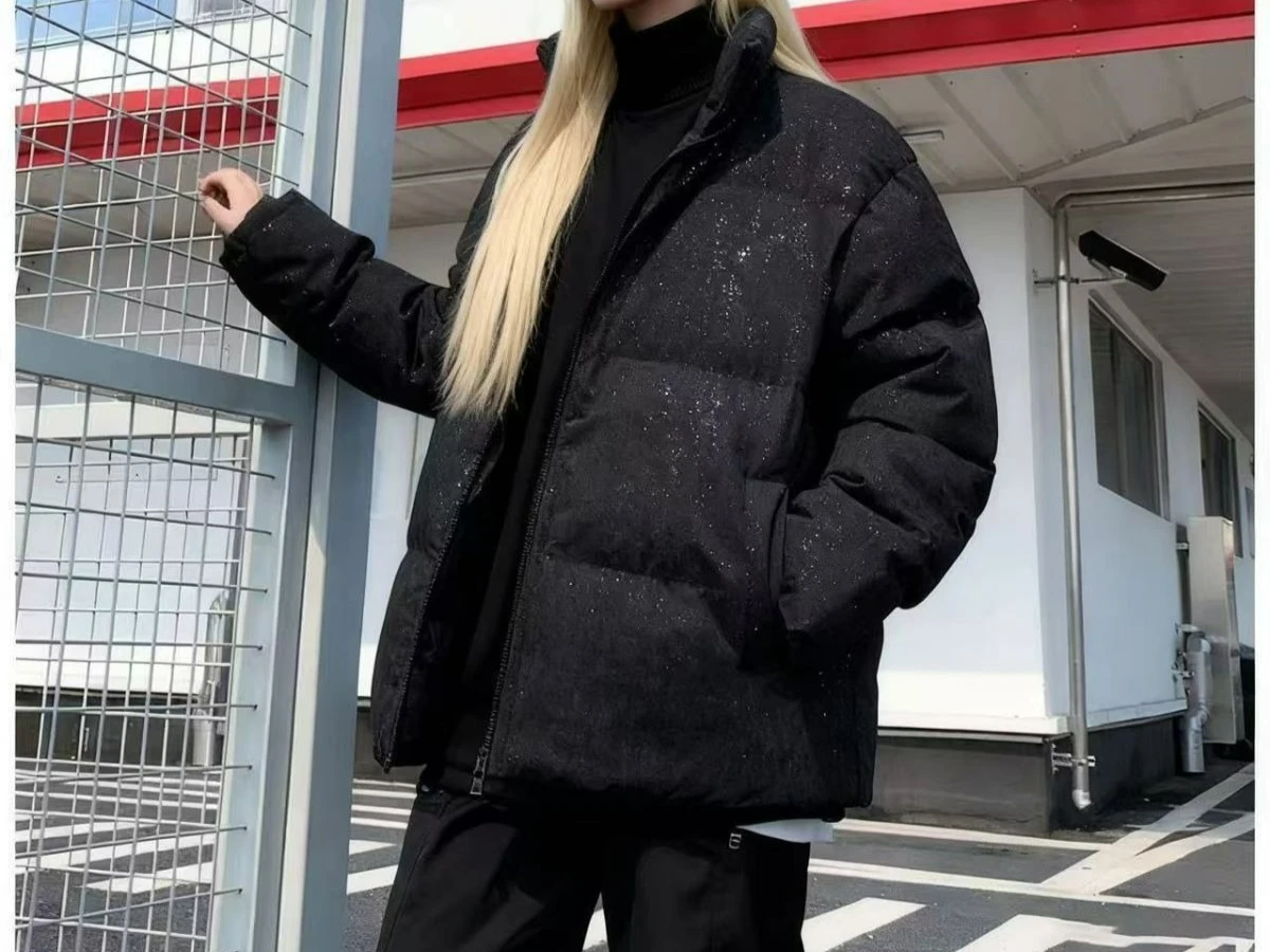 

Vintage Cotton Padded Jacket Stand Collar Winter Thickened Casual Fashion Versatile Men's Coats