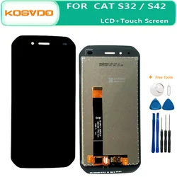 Original New For Caterpillar CAT S32 LCD Display and TP Touch Screen Digitizer Assembly +Tools 5.5