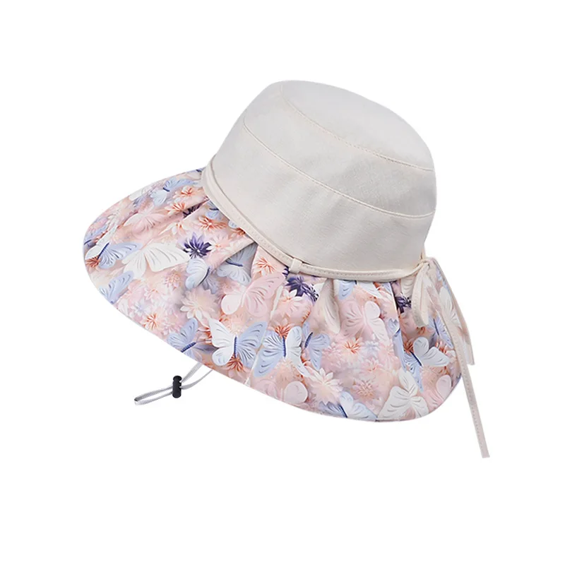 2025 New Large Brim Sunshade Hat Foldable UV Protect Neck Protective UV Sun Hat UPF 50+ Sun Protection Beach Hats