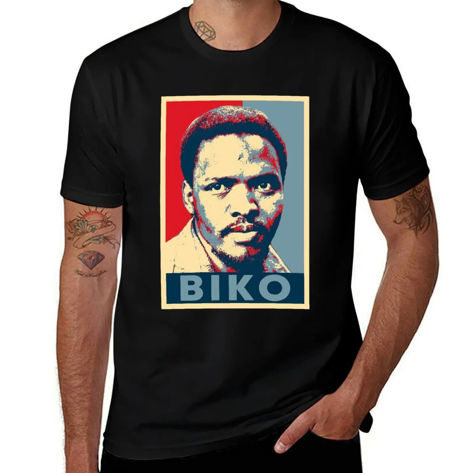 Funny Men Activism Steve Biko Gifts Movie Fan T-Shirt Casual All Match Short Sleeve T-Shirt