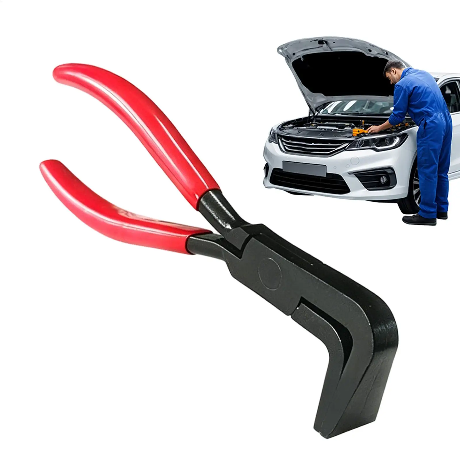 Ring Bending Pliers Heavy Duty Manual Carbon Steel Manual Metal Bender Pliers for Home Garage Workshop Repair DIY Projects