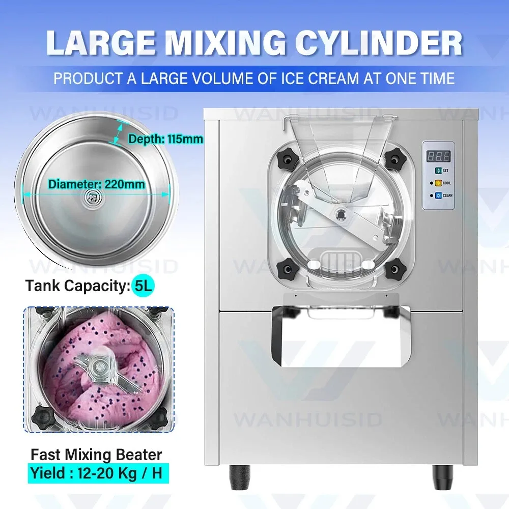 Commerciële Harde Ijs Machine Ijs Bevriezing Doseren Apparatuur 220V