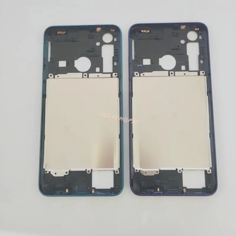 LCD Faceplate Frame Middle Bezel For Oppo Realme 5 Pro Battery Cover Back Rear Door Housing Camera Glass Lens Side Key Button