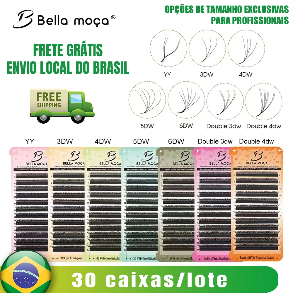 extensions-de-cils-bella-moca-30-pieces-yy-3dw-4dw-5dw-6dw-expediees-depuis-le-bresil