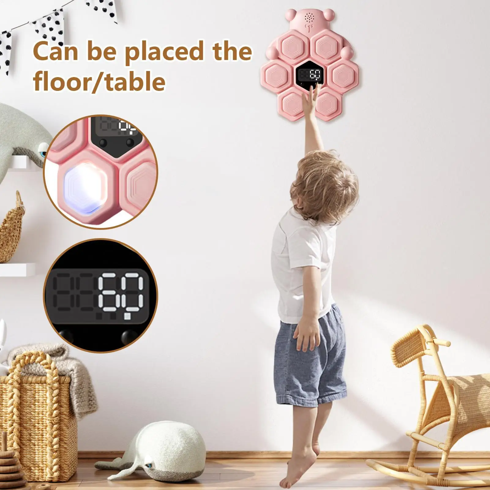 Children's Jump Counter Touch High Jump Counter Interactive Toy Trainer Cute Exercise Accessories For Workout Teen School Boys