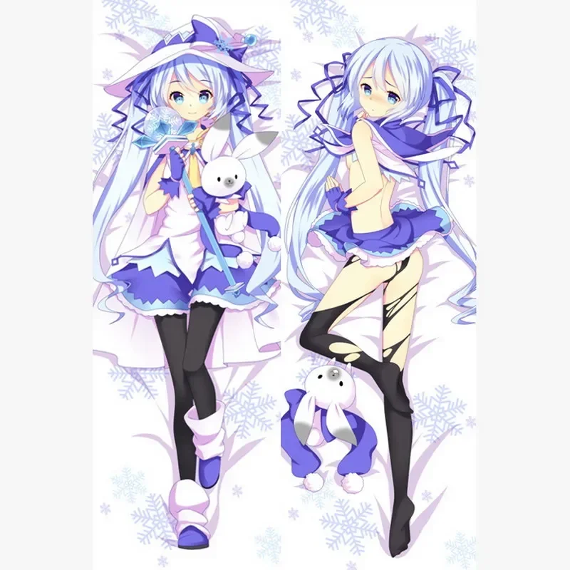 Anime Action Figure Miku Japanese Anime Dakimakura Hugging Body Pillowcase Pillow Case Long Cushion Cover Peach Skin/ 2way Gift