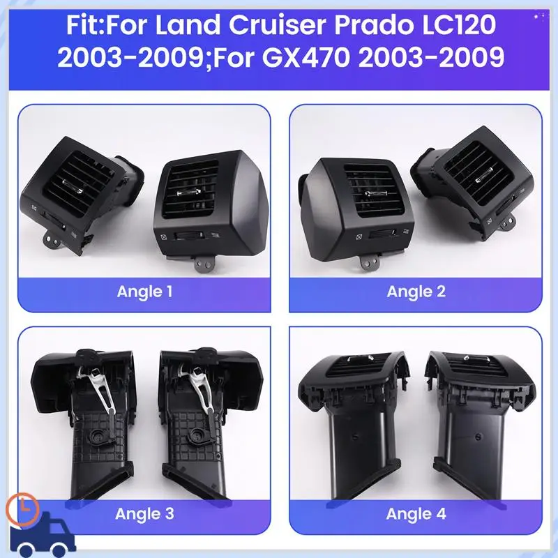 

Durable Dashboard Air Vent Outlet Air Conditioning Conditioner Grille For Toyota Land Cruiser Prado 120 Lexus GX470 2003-2009