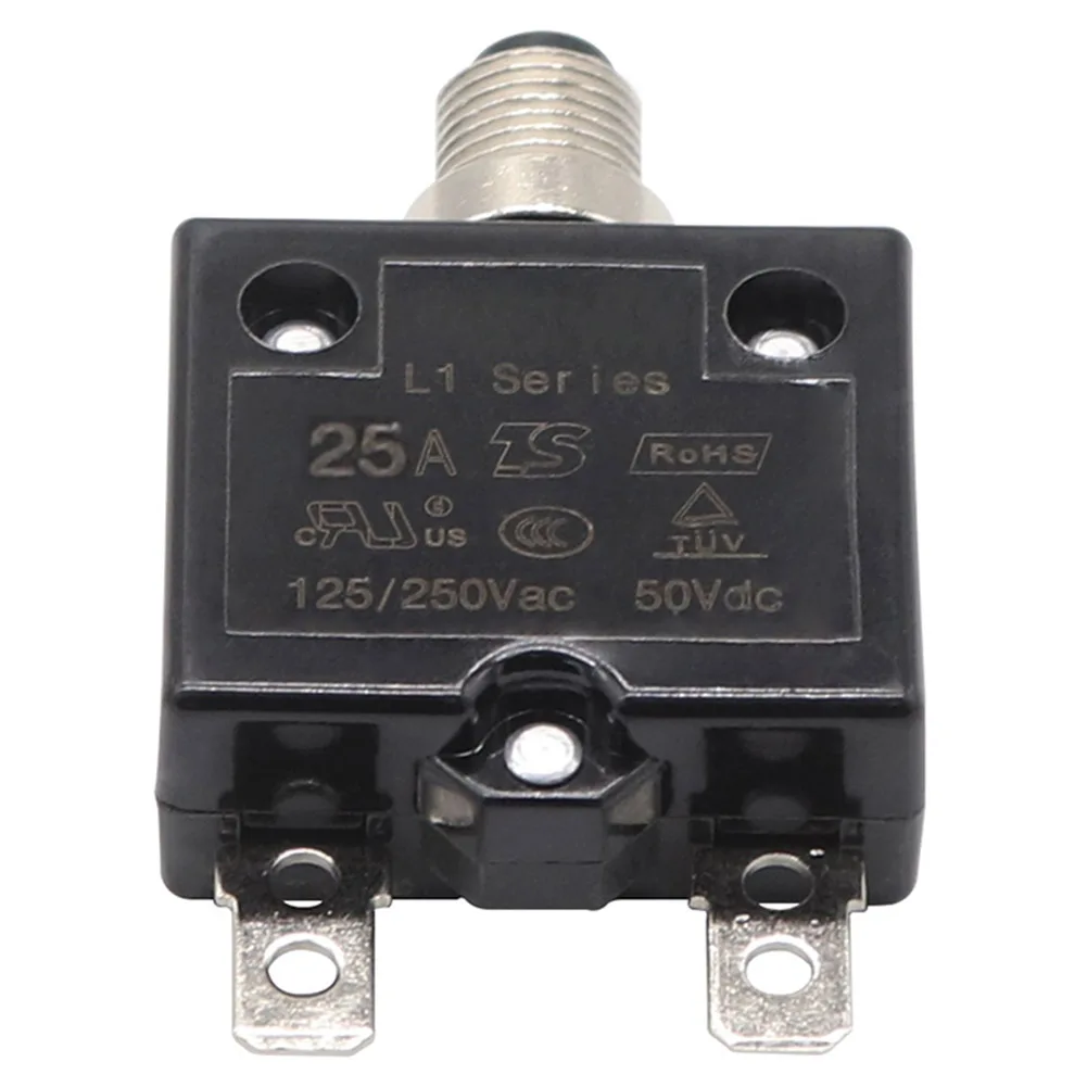 

Push Button 25A Thermal Circuit Breaker L1 Series Manual Reset for Enhanced Safety in Commercial and Residential Use