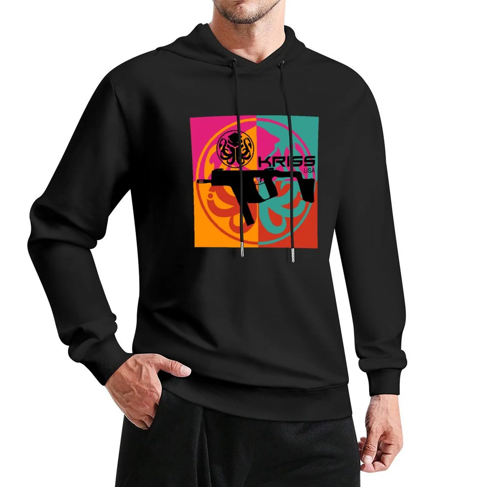 

Vector Gun III Pullover Hoodie hooded shirt streetwear men hoodie man