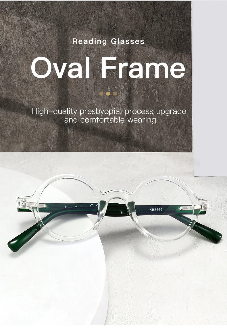 KAEDEK Trend Gedruckt Rahmen Acetat Lesebrille Männer Augenschutz Anti-Blau Licht Presbyopie Brillen – Detail 4