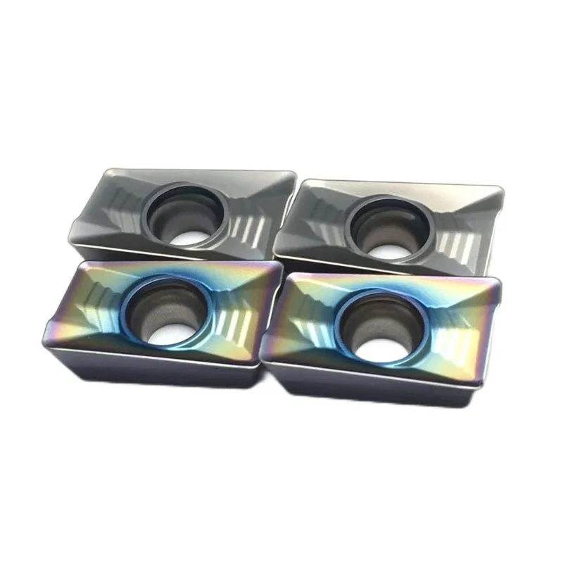SHAZAM CNC Turning Tool 10PCS APKT160408-HM Carbide Milling Insert For Processing Of Stainless Hardened Steel