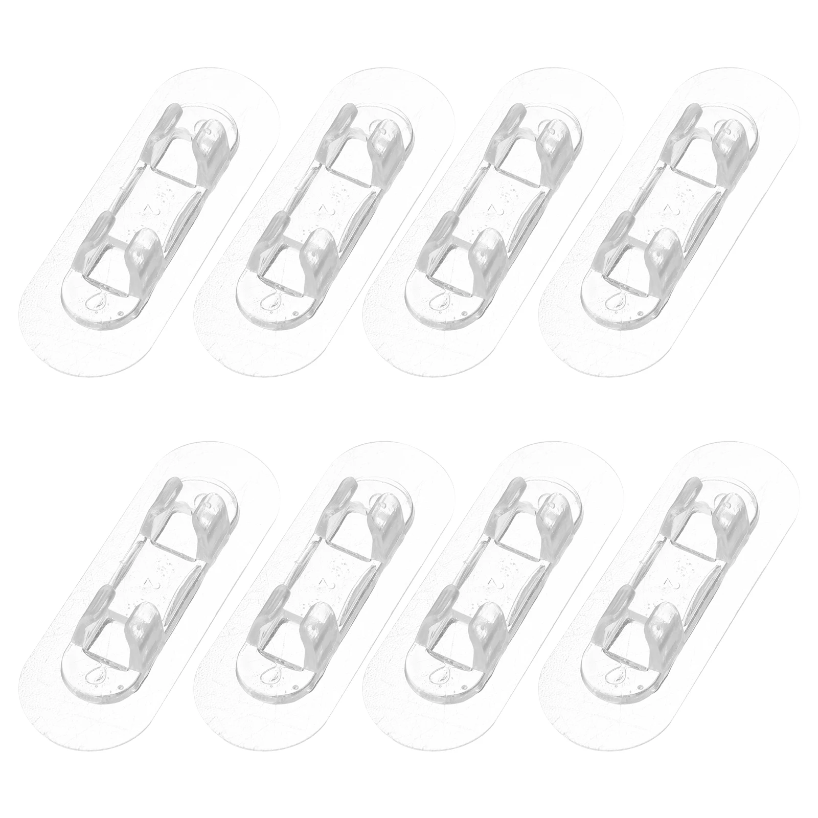 

10pcs Acrylic Wire Organizer Cord Wrap Adorable Cable Holder Stick On Desk Home Kitchen Appliance Cord Management Supply