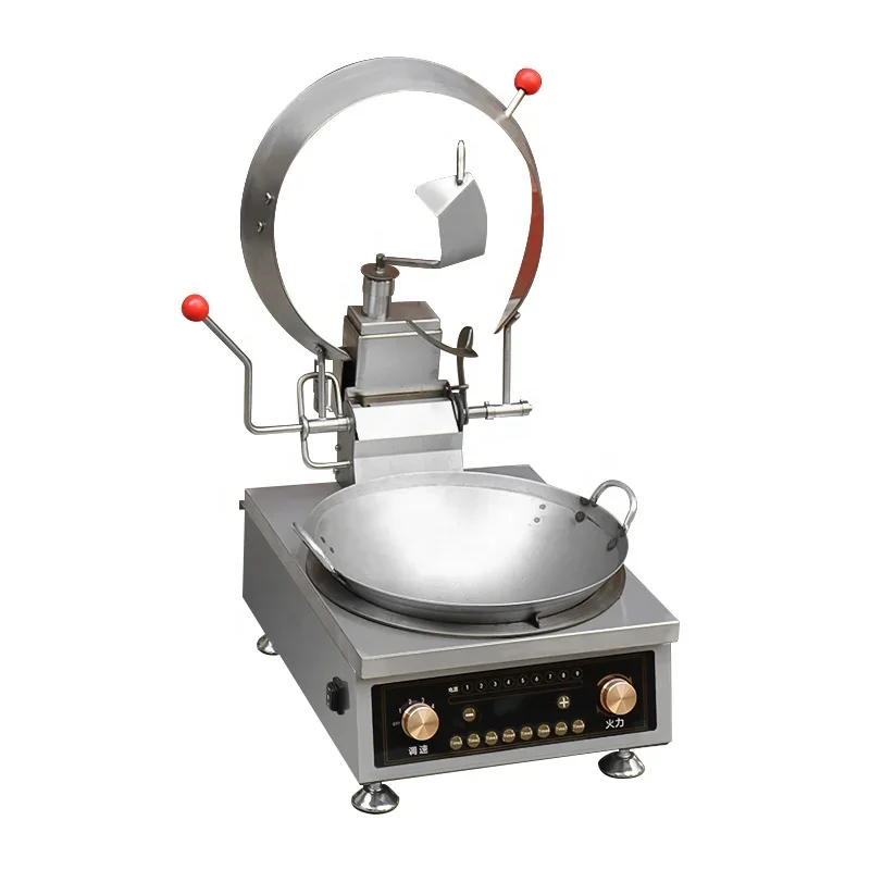 

#Restaurant Automatic Rotating Wok Chef Machine Automatic Fried Rice Stir Fry Machine