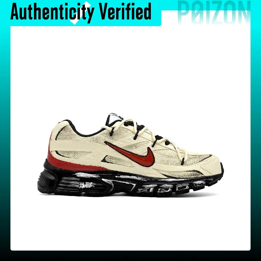 Nike Initiator Running Shoes Unisex Low-top Black Red White 394055-100（Team1749-）