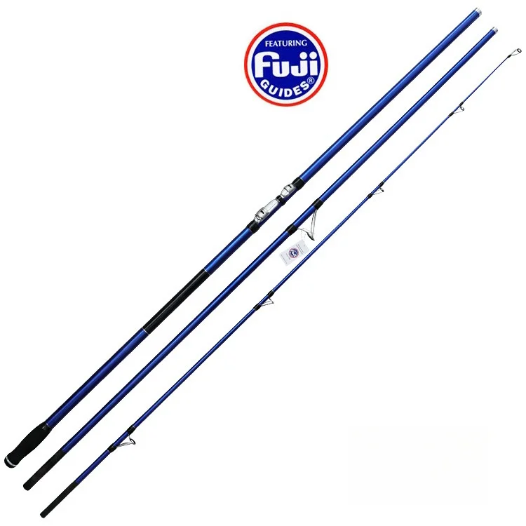 High Quality 4.25m 3 Sections Long Throwing Portable FUJI Fishing Rod Sea Rod Spinning Telescopic Fishing Rod Casting