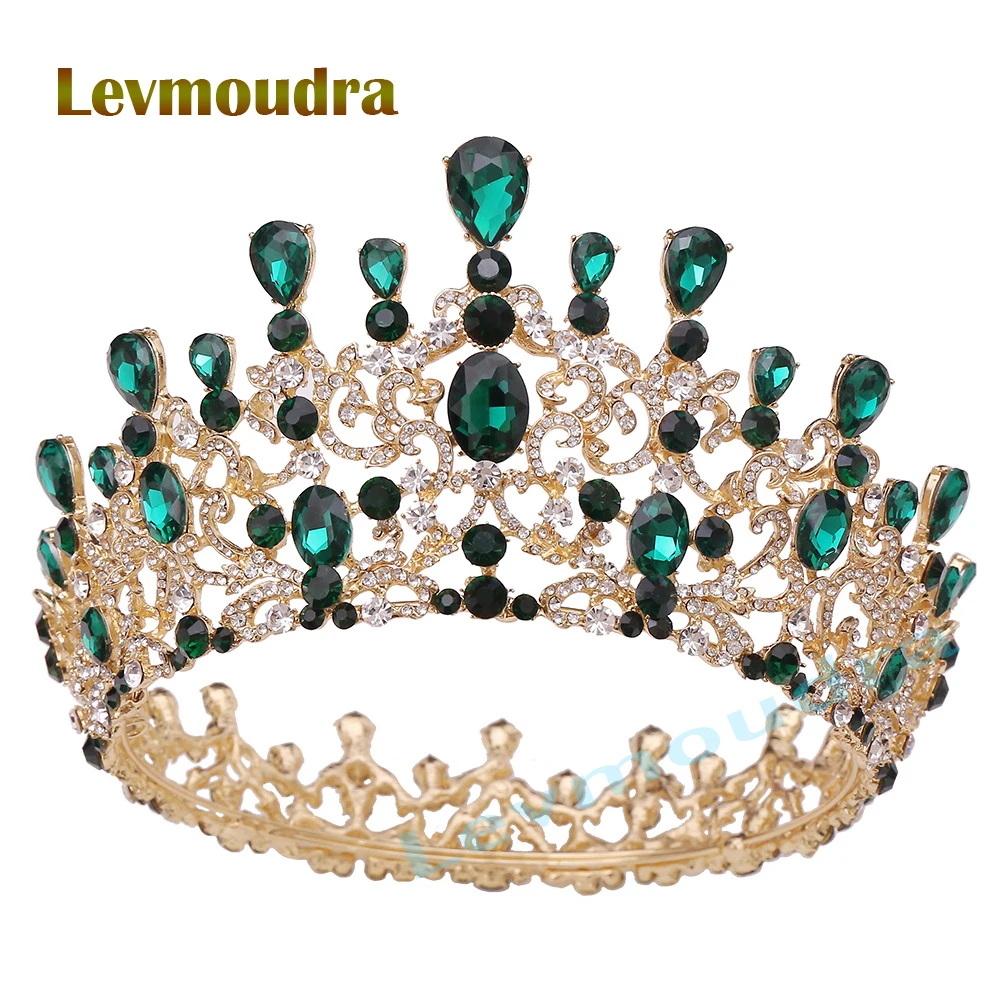 

Levmoudra Wedding Tiara for Women, Princess Crowns and Tiaras Birthday Decorations Hair Accessories for Women Wedding Prom