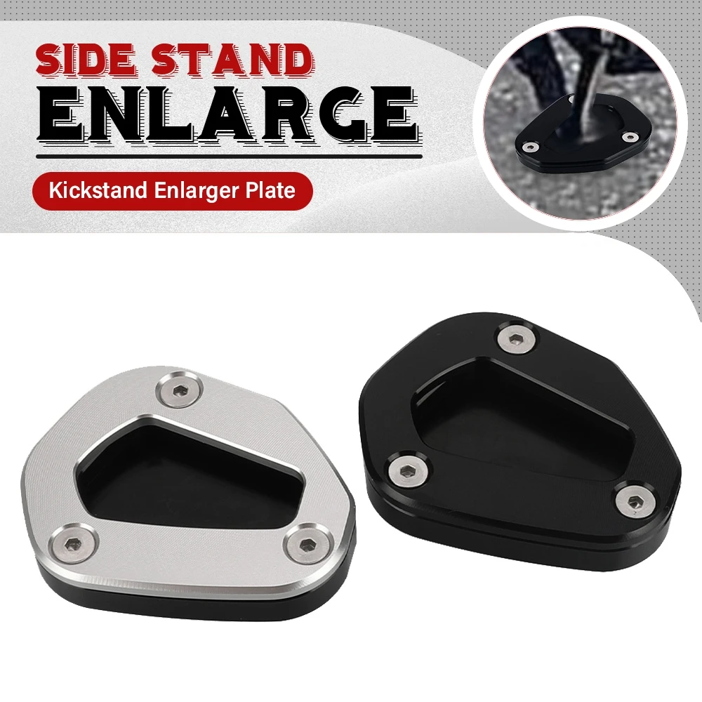 

New Kickstand Extension Motorcycle Foot Side Stand Enlarge Plate Pad For Honda NT700V DEAUVILLE 2006-2016 NT 700V Deauville ABS