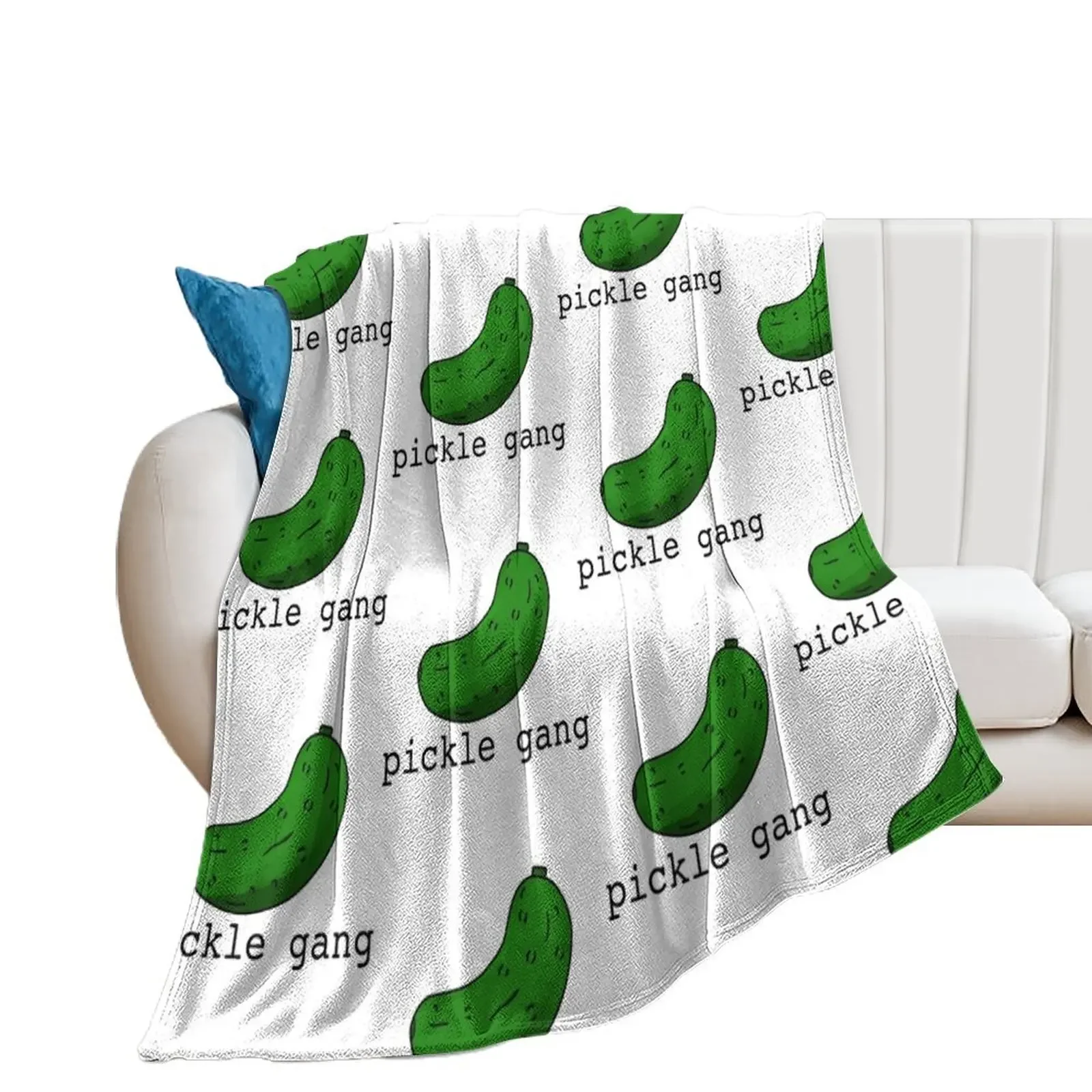 

pickle gang Throw Blanket Plaid blankets ands Blankets