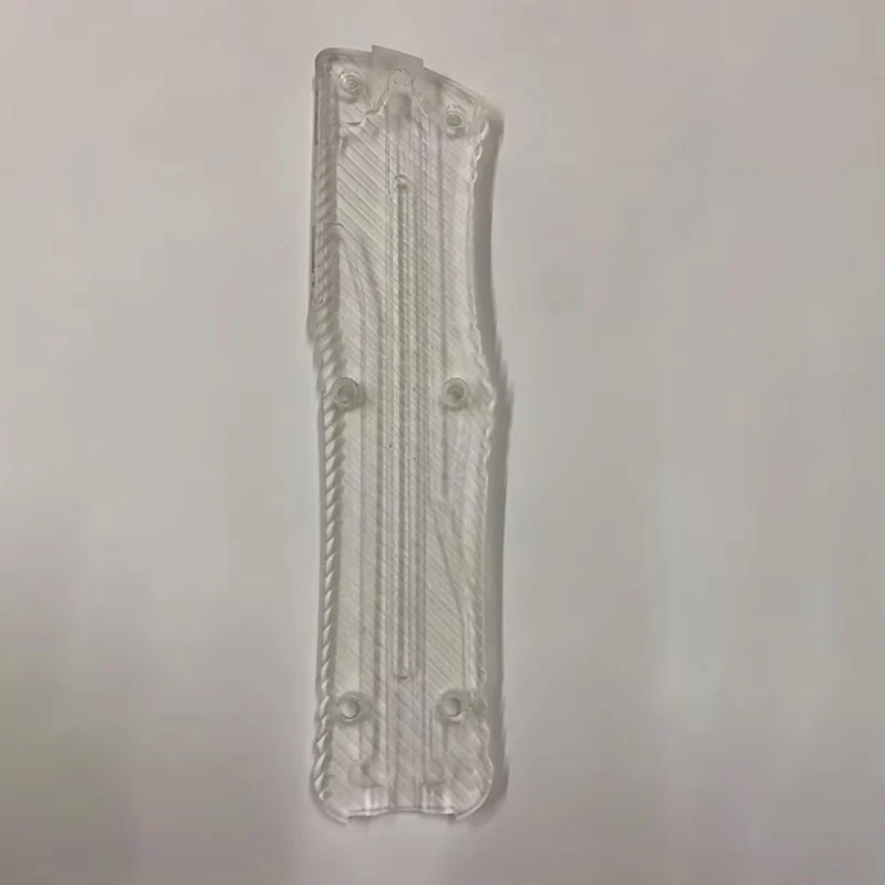 

1 шт., 3 типа ножа, прозрачная акриловая ручка, весы для оригинальных боевых ножей Microtech Troodon, ручка, аксессуары для самостоятельного изготовления, часть