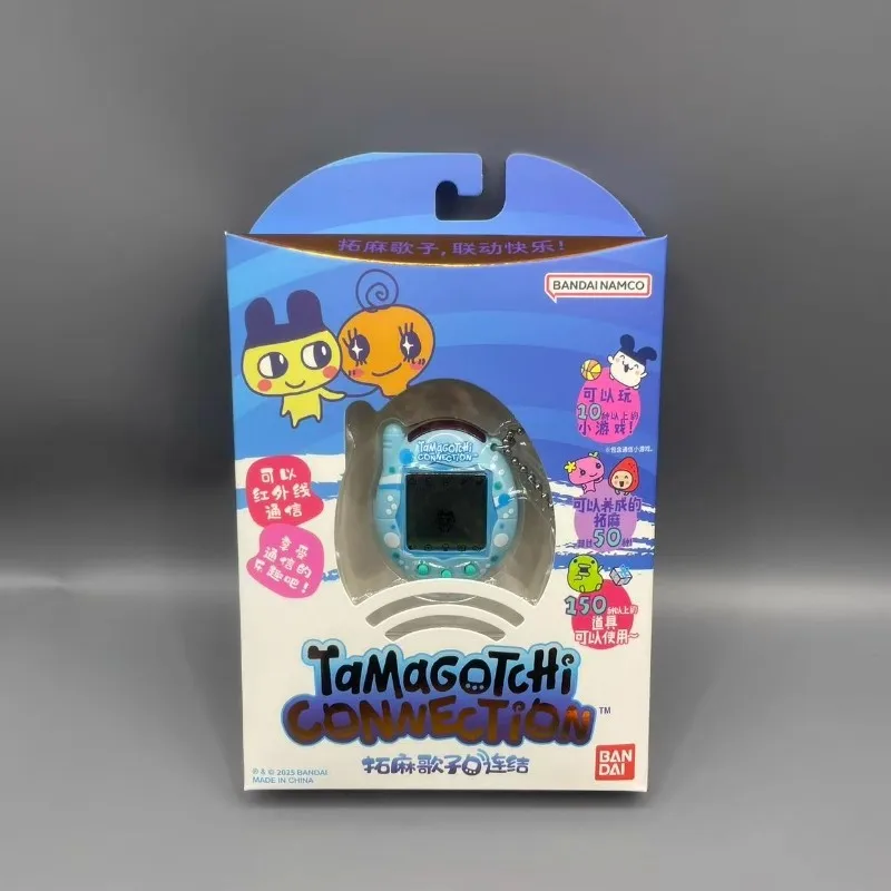 Nowy Bandai Tamagotchi V3 Komunikujący się Online Zwierzak Elektroniczny Nowa Edycja Wykwintny Łuk Niebieska Bąbelka Dostępny od Ręki