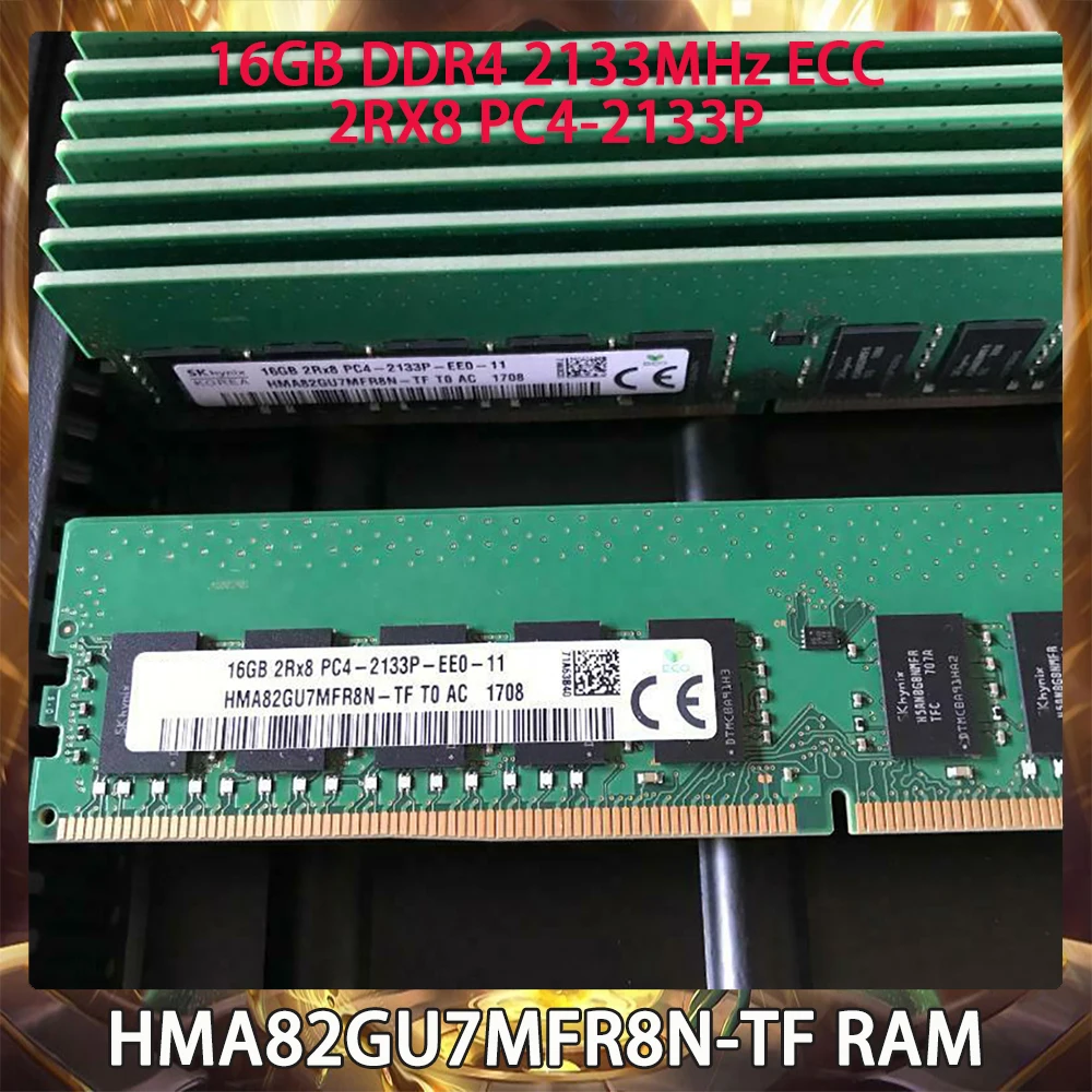 

HMA82GU7MFR8N-TF RAM For SK Hynix 16GB DDR4 2133MHz ECC 2RX8 PC4-2133P Server Memory Works Perfectly Fast Ship High Quality