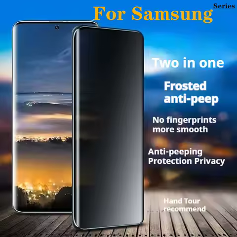 S24 S23Ultra Matte Privacy Hydrogel Film For Samsung S20 21FE S21U Anti peeping Screen Protector Galaxy Note20Ultra Note10+ Soft