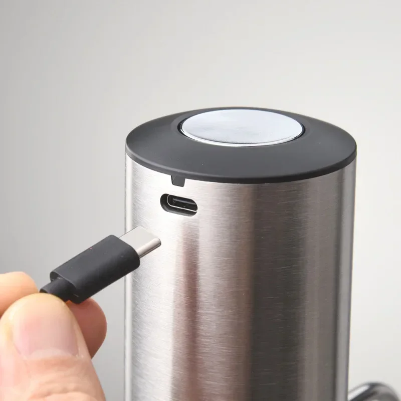 النبيذ الكهربائي واكر USB شحن 1 قطعة الذكية النبيذ الأحمر الفاصل الاستيقاظ الفولاذ المقاوم للصدأ مأدبة عشاء حفلة عيد ميلاد
