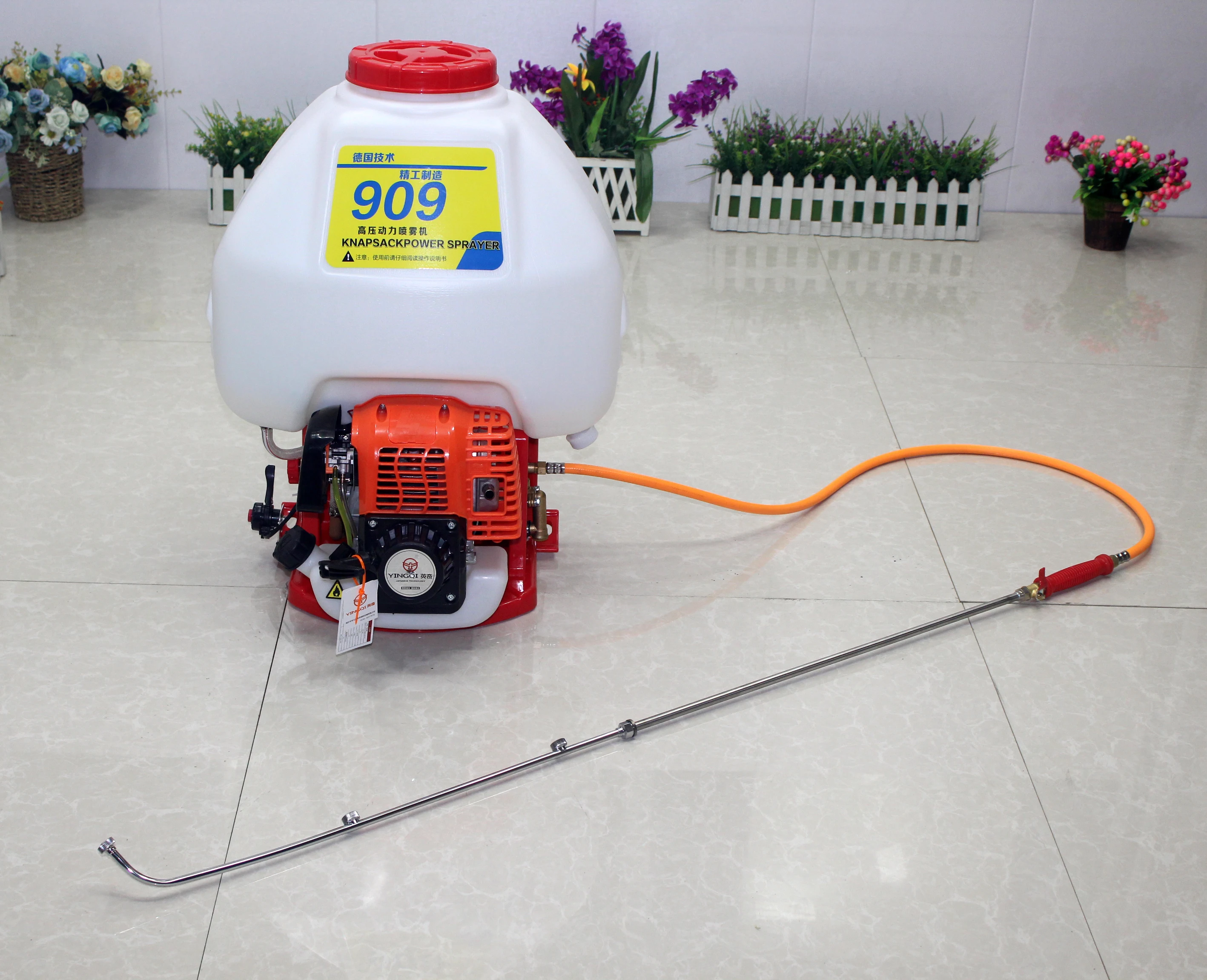 909 DUSTER & SPRAYER BACKPACK MISTER 31CC 4 STROKE 139F AGRICULTURAL PESTICIDES FERTILIZER GASOLINE ENGINE 30L